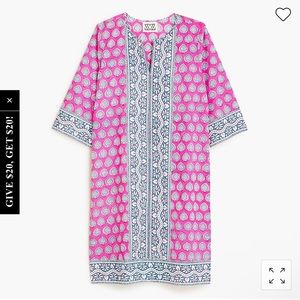 NWOT JCrew SZ BlockPrints Tunic Sz M